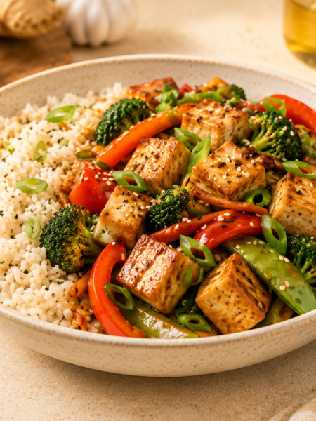 crispy tofu stir-fry recipe