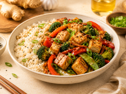 crispy tofu stir-fry recipe