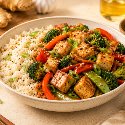 crispy tofu stir-fry recipe