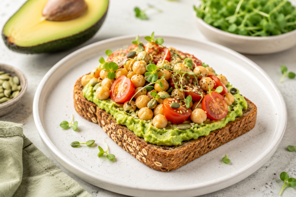 Vegan High Protein Avocado Toast