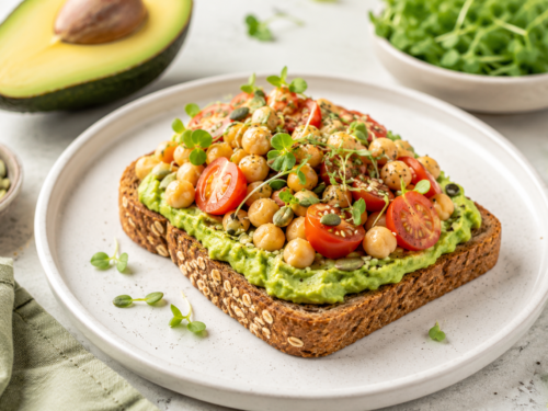 Vegan High Protein Avocado Toast