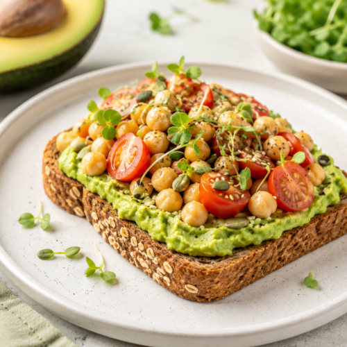 Vegan High Protein Avocado Toast